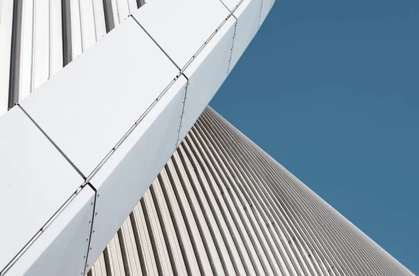 Minimalistic Image Of Sleek Curved Modern Architecture