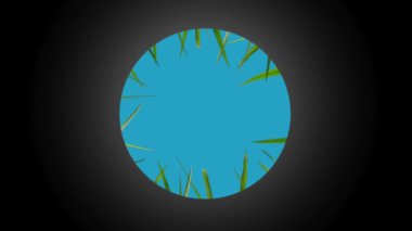 Conceptual Animation Of A Golf Ball Balancing On The Edge Of A Hole, As Seen From Inside, With Alpha Channel