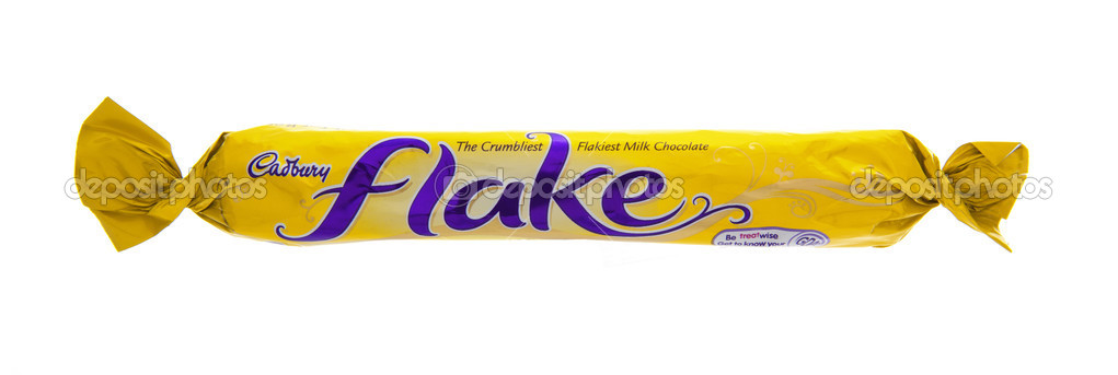 Cadburys Flake chocolate bar on a white background – Stock Editorial Photo  © urbanbuzz #41369635