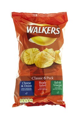 Walkers cips klasik altı paketi