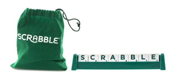 Scrabble Bag — Stock Photo, Image