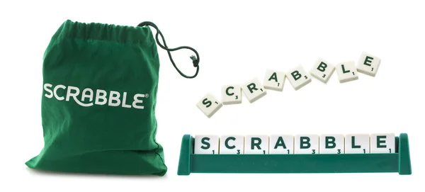 Scrabble tas — Stockfoto