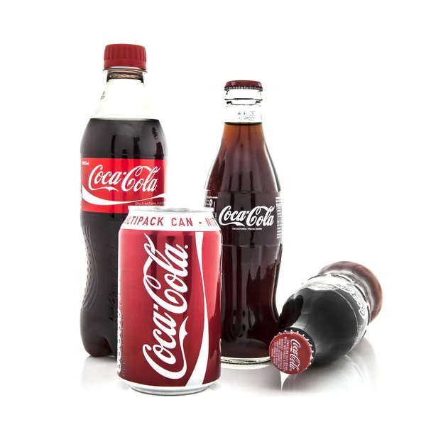 Coca-cola sárgáknak gyűjteménye — Stock Fotó