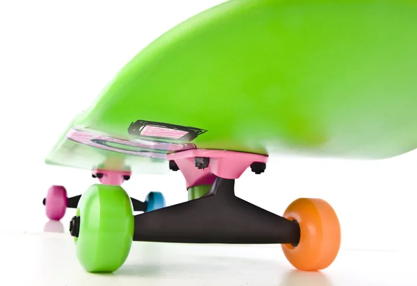 Colorful skateboard isolated on white — Stock Photo, Image