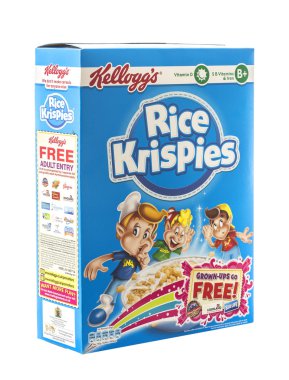 kelloggs pirinç krispies kutu