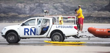 Cankurtaranlar görevde poleath Beach
