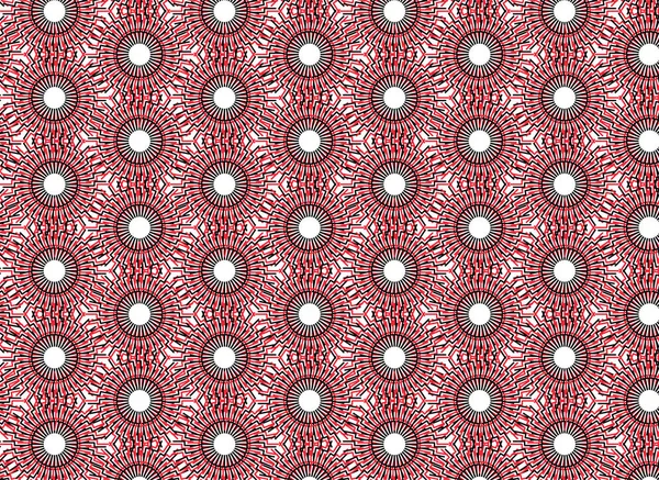 Абстрактный Геометрический Векторный Рисунок Красном Черном Белом Цветах — стоковый вектор