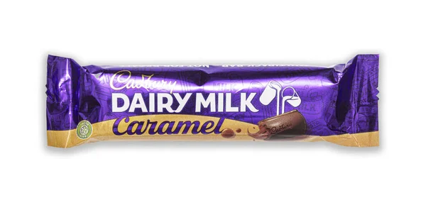 Swindon Reino Unido Abril 2022 Cadbury Dairy Milk Caramel Chocolate —  Fotos de Stock