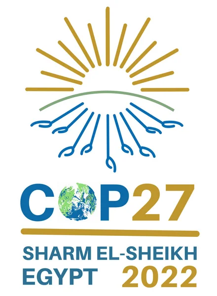 Cop Sharm Sheikh Egypt November 2022 International Climate Summit Vector — Stock Vector