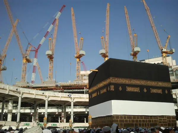 Masjidil Haram está en expansión — Foto de Stock