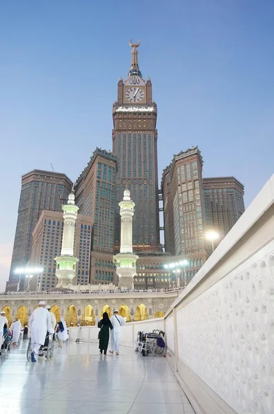 Torre Ajyad de nuevo mataf — Foto de Stock