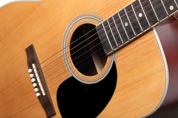 Acoustic guitar part Royalty Free Stock Photos