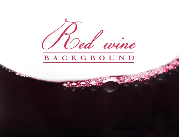 Background with bubbles of young red wine — Stock Photo, Image