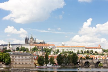 hradcany charles bridge, prague, Çek Cumhuriyeti