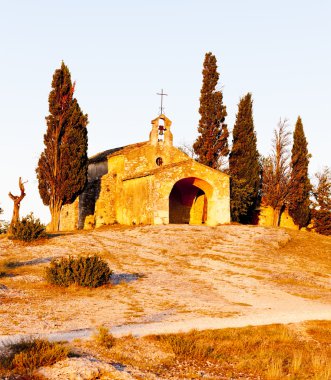 Eygalieres, Provence, Fransa yakınlarındaki Chapel St. Sixte