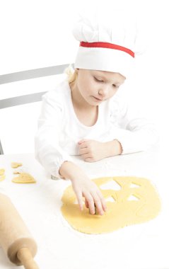 küçük kız kesme kurabiye