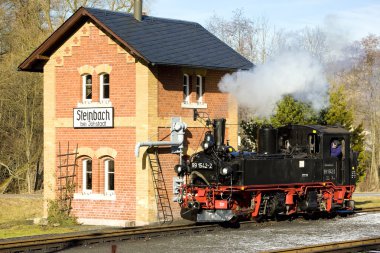 Steam locomotive, Steinbach - Jöhstadt, Germany