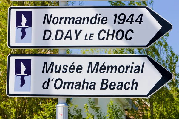 D dzień Muzeum, plaża omaha, Normandia, Francja — Zdjęcie stockowe