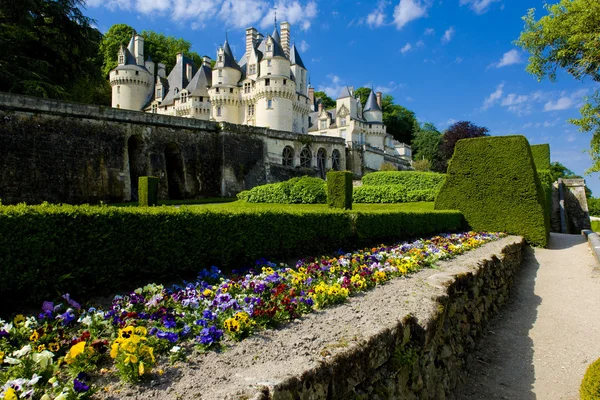 Ussé zamek, indre-et-loire, centrum, Francja — Zdjęcie stockowe