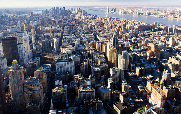 View of Manhattan from The Empire State Building, New York City, USA