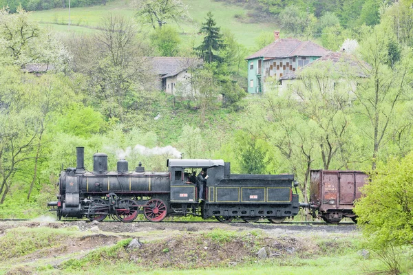 蒸气机车、 kostolac、 塞尔维亚 — 图库照片