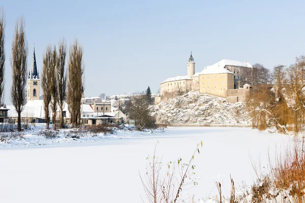 冬には、チェコ共和国でチェスキー ・ sternberk 城 — ストック写真