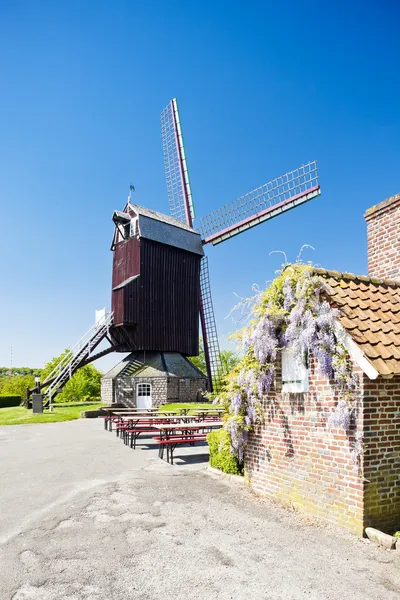 Windmill boeschepe, nord-pas-de-calais, Frankrike — Stockfoto