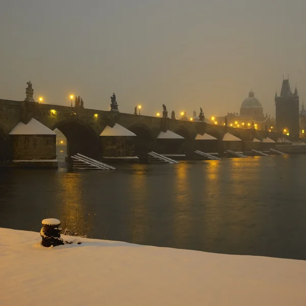 Hradcany in winter, Praag, Tsjechische Republiek — Stockfoto