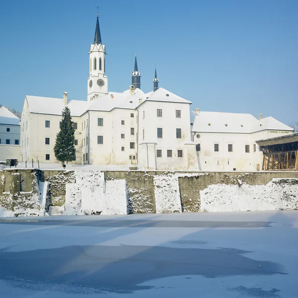 Голашовице зимой, Чехия — стоковое фото