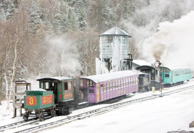 mount Washington cog demiryolu, bretton woods, new hampshire, ABD