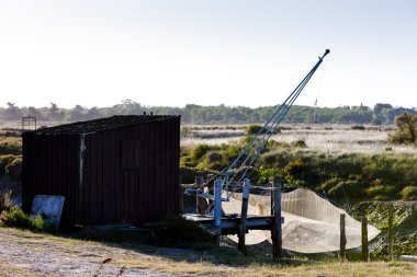 Balıkçılık net, Fransa oleron Adası, poitou-charentes