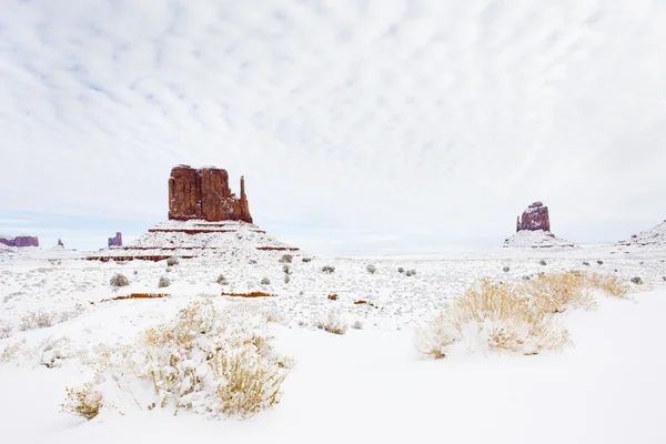 Mittens, anıt Vadisi Milli Parkı, utah-arizona, ABD — Stok fotoğraf