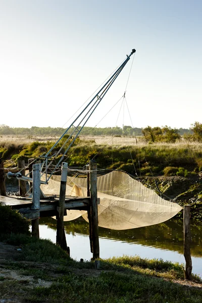 Fishing net, Oleron Island, Poitou-Charentes, France — Stock Photo, Image