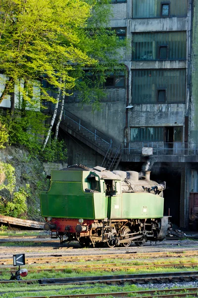 Stoomlocomotief, levering wijs in oskova, Bosnië en hercegovi — Stockfoto