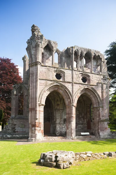 Ruinach dryburgh abbey, granic Szkocji, Szkocja — Zdjęcie stockowe