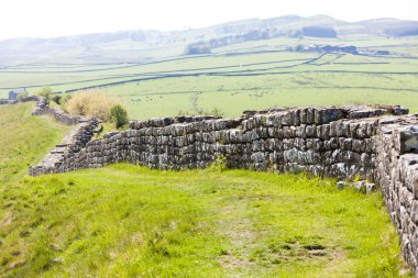 Hadrian duvarı, Northumberland, İngiltere