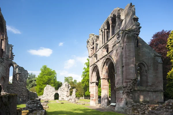 Ruinen der Abtei von Trockenburg, schottische Grenzen, Schottland — Stockfoto
