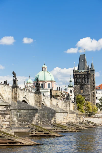 Charles Bridge, Praag, Tsjechië — Stockfoto