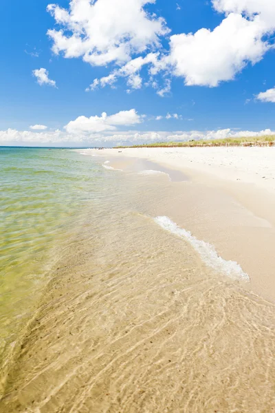 Praia na Península de Hel, Pomerânia, Polónia — Fotografia de Stock