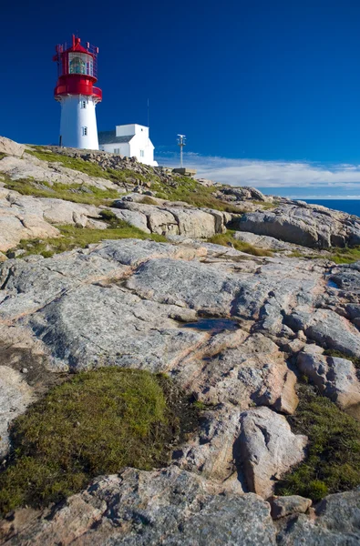 Farol, Lindesnes, Noruega — Fotografia de Stock