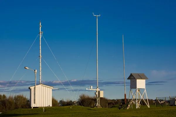 Meteorologische station, lista, norwegen — Stockfoto