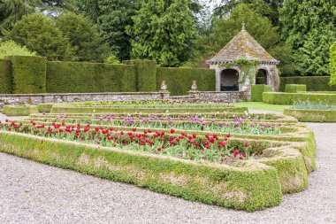 İtalyan Bahçe olan glamis Kalesi, angus, İskoçya