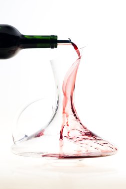 kırmızı şarap ile sürahi