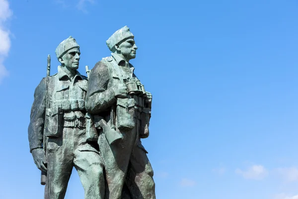 Commando Меморіал на Spean мосту, нагір'я, Шотландія — стокове фото