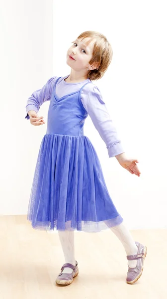 Dívka jako tanečník — Stock fotografie