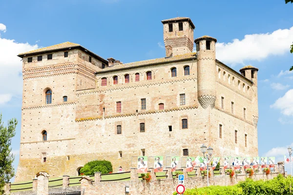 Grinzane cavour hrad, Piemont, Itálie — Stock fotografie