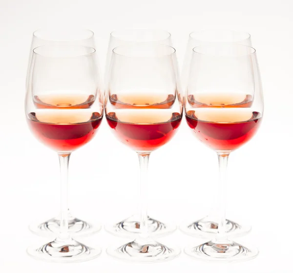 Verres à vin avec vin rose — Photo