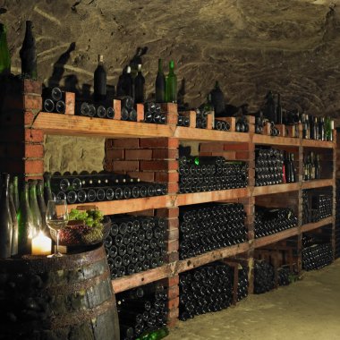 wine cellar, Bily sklep rodiny Adamkovy, Chvalovice, Czech Repub clipart