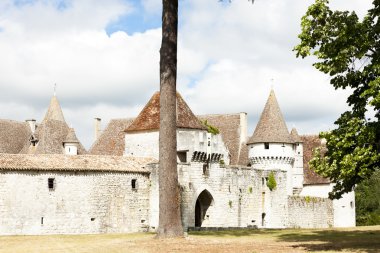 bridoire Kalesi, dordogne bölüm, aquitaine, Fransa