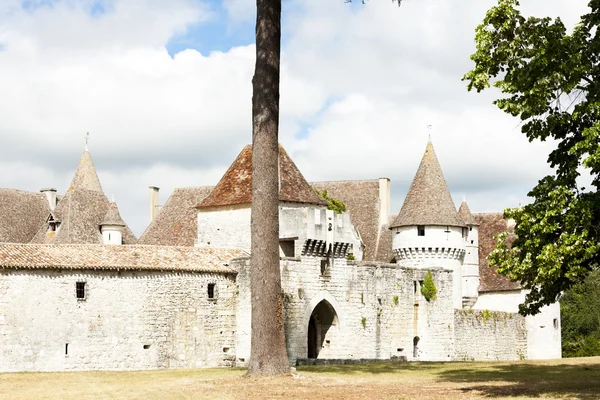 Bridoire slott, dordogne avdelning, aquitaine, Frankrike — Stockfoto